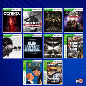 PACOTE COM 10 JOGOS VARIADOS Xbox One/Series
