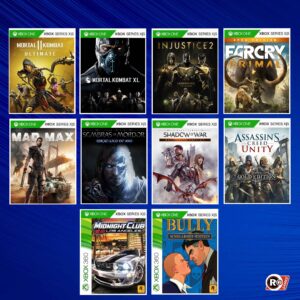 PACOTE COM 10 JOGOS VARIADOS Xbox One/Series
